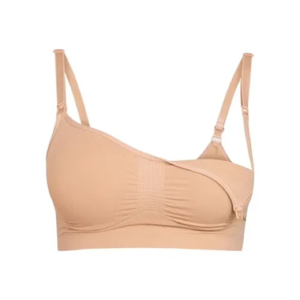SKIMS Brown and Tan Nursing Sculpting Bras